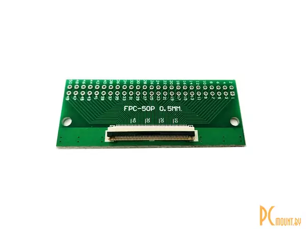 FFC/FPC-50P-0.5 Макетная плата переходник FFC 50pin шаг 0.5мм на DIP 2.54